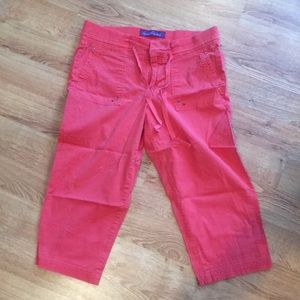 Gloria Vanderbilt coral capris size 10 pants